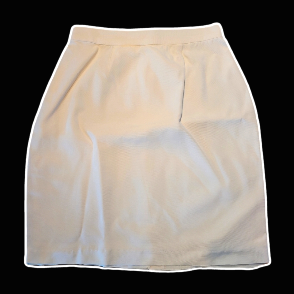 Hugo Buscatti Collection Ivory Women's Skirt Vintage